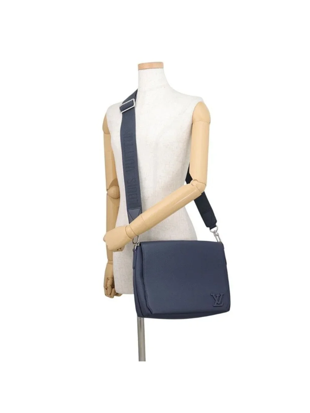 Louis Vuitton Shoulder Bag Gray Leather Takeoff